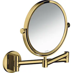 hansgrohe Rasierspiegel Axor Uni. Circular Wandmontage, polished gold optic günstig