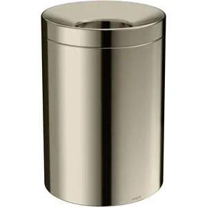 hansgrohe Abfalleimer Axor Universal Circular polished nickel, Abfalleimer, Silber günstig