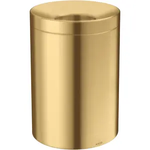 Hansgrohe Axor Abfalleimer Universal Circular brushed gold optic, Abfalleimer, Gold günstig