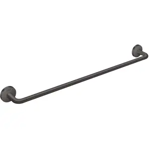 hansgrohe, Handtuchhalter + Handtuchhaken, Badetuchhalter Axor Universal Circular 600mm brushed black chrome günstig