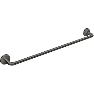 hansgrohe, Handtuchhalter + Handtuchhaken, Badetuchhalter Axor Universal Circular 600mm polished black chrome günstig