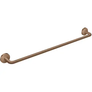 hansgrohe, Handtuchhalter + Handtuchhaken, Badetuchhalter Axor Universal Circular 600mm brushed red gold günstig