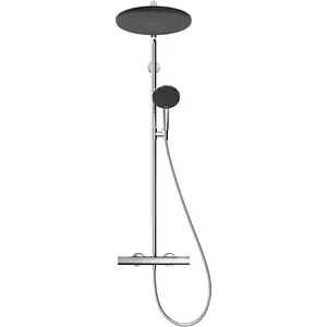 hansgrohe, Duschsystem, Regendusche mit Thermostat, Handbrause und Gleitstangensystem günstig