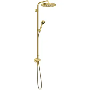 Axor, Duschsystem, One Showerpipe avec thermostat et douche de tête 280 1jet encastrée, 48796950, 48796950 günstig