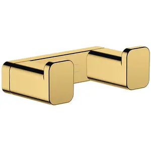 hansgrohe, Handtuchhalter + Handtuchhaken, HG Doppelhaken AddStoris polished gold günstig