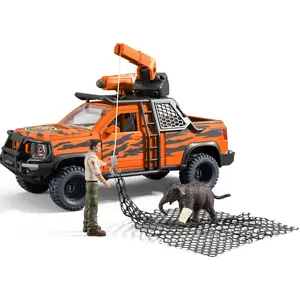 Schleich® Spielfigur WILD LIFE, abenteuerfahrzeug im Dschungel (42720) günstig