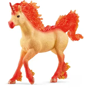Schleich Bayala Elementa Fire Unicorn Stallion Figur