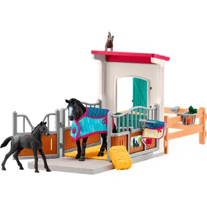 Schleich® Spielwelt HORSE CLUB, Pferdebox mit Stute und Fohlen (42611) günstig