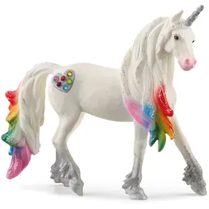 Schleich® Spielfigur BAYALA®, Regenbogeneinhorn Hengst (70725)