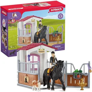 schleich Pferdebox mit HORSE CLUB Tori & Princess Spielfiguren-Set