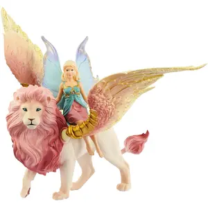 Schleich® Spielfigur BAYALA®, Elfe auf geflügeltem Löwe (70714) günstig