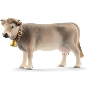 Schleich® Spielfigur FARM WORLD, Braunvieh Kuh (13874)