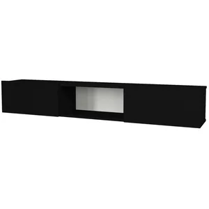 en.casa Lowboard, »Paltamo« Fernsehschrank 180x31x29,5cm Schwarz günstig