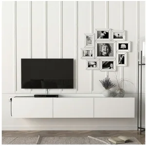 en.casa TV-Schrank »Vihti« Fernsehschrank 180x31x29,5cm Weiß günstig