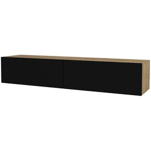 en.casa TV-Schrank »Toivakka« Fernsehschrank 135x31x25cm Eiche-Optik/Schwarz günstig