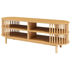 [en.casa] en.casa TV-Schrank Fernsehtisch »Jarvenpaa« 140x40x50 cm Bambus günstig