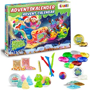 CRAZE MAGIC SLIME Adventskalender mit Farbwechsel- und Leuchtschleim