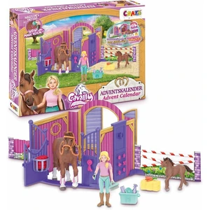 CRAZE CAVALLY Adventskalender Kinder - Pferde Spielzeug Adventskalende...