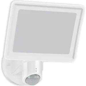 LED Außenstrahler Außenlampe Sensor Bewegungsmelder IP44 20W Weiß Tele...