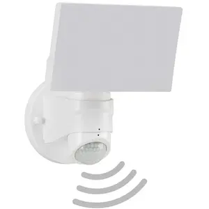 LED Außenleuchte Außenlampe Bewegungsmelder IP44 16W weiß Kunststoff T...