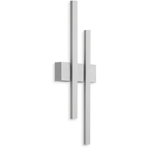 Telefunken LED Außenleuchte Wandlampe Silber IP44 2 x 8W 780lm tralwei...