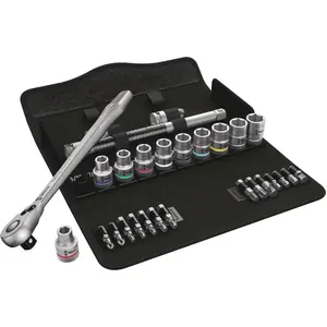 Wera 8100 SC 11, 28 Stück(e), Schwarz, Edelstahl, Edelstahl