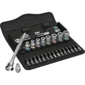 8100 SA 10 Zyklop Metal-Knarrensatz, zöllig, 1/4", Werkzeug-Set