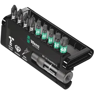 Wera, Bits, Bit-Check 10 Impaktor 3 (Kreuz Pozidriv PZ) günstig