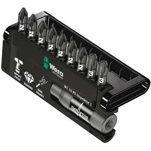 Wera Bit-check 10 Pz Impaktor 1 Schraubendreherbit-set günstig