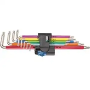 Wera, Sechskantschlüssel, 3967/9 TX SXL Multicolour HF Stainless 1