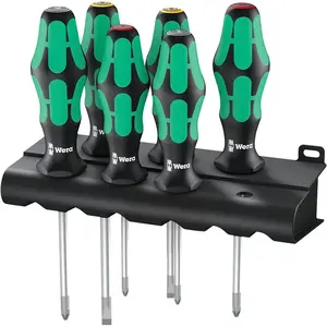 Wera 335/350/355/6 Kraftform Plus Schraubendreher-set 6 Stücke