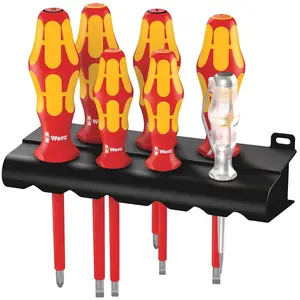 Wera 160 I/165 I/7 Kraftform Plus Schraubendreher-set 7 Stücke