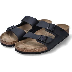 Birkenstock Uni-Erwachsene Arizona Birko-Flor Pantoletten, Schwarz (Schwarz), günstig