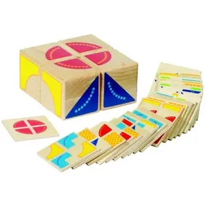 Goki Hölzerne Muster Game Cube (Deutsch, 1 Spieler)