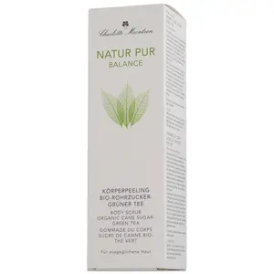 Charlotte Meentzen Natur Pur Balance Körperpeeling Bio-Rohrzucker-Grüner Tee (200 ml) günstig