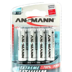 Ansmann 1x4 Extreme Lithium Mignon Aa Lr6 Batterien One Size