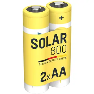 ANSMANN Solar Akku AA, 2 Stück, 800 mAh 1,2V NiMh günstig