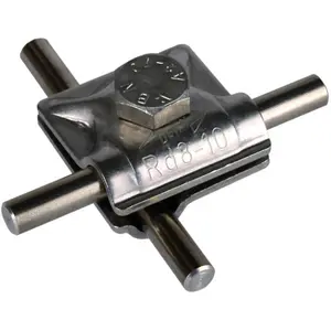 Dehn Mv-Klemme Niro 390059 MATERIAL-DICKE=2,5MM (Sonstige), SAT Zubehör, Silber