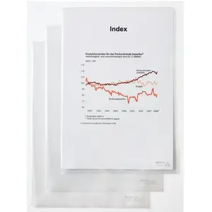 Rexel, Mappe, HETZEL Sichthülle Standard, A4, PP, genarbt, 0,11 mm oben und seitlich offen, mit Daumenaussparung (A4, 1x) günstig