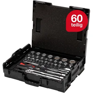 Wiha Steckschlüssel-Satz 1/4" und 1/2" 44685 60-tlg. günstig