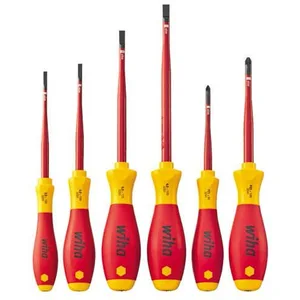 Wiha Schraubendreher-Set SoftFinish electric slimFix, 6-teilig