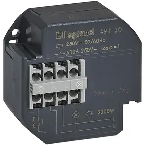Legrand LEGR Fernschalter, Schalter + Taster, Schwarz günstig