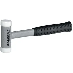 GEDORE Schonhammer 0,7 kg Ø 35 mm Kopf: Polyamid silber/schwarz/weiß günstig