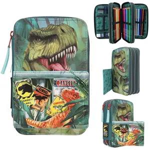 Depesche Dino World Danger (0411757) Triple Pocket Mäppchen One Size günstig