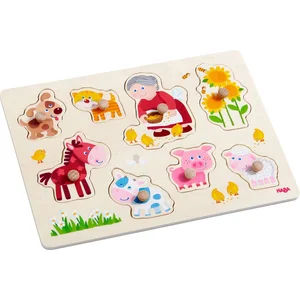 Haba Steckpuzzle Oma Lenis Tiere, 8 Puzzleteile