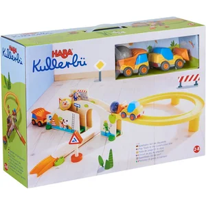 Haba Kugelbahn-Bausatz HABA 303081 Kullerbü   Spielbahn Auf der Bauste...