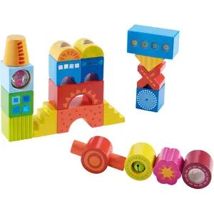 HABA Bouwstenen Kakelbont, 1,5 Jahr(e), 21 Stück(e), Metall, Kunststof...