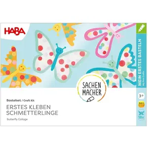 Haba Bastelset - Erstes Kleben Schmetterlinge