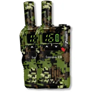 Stabo freecomm 330 2er Pack (5 km), Walkie Talkie, Schwarz, Mehrfarbig günstig