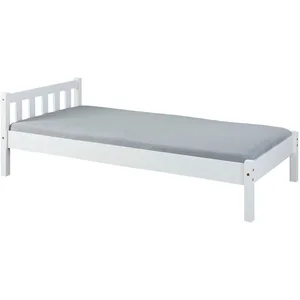 AC-DÉCO Inter Link Massivholzbett Vilmar, Einzelbett, Doppelbett, Gästebett, Jugendbett, Kiefer Massiv, ohne Lattenrost, 90/140 x 200 cm günstig